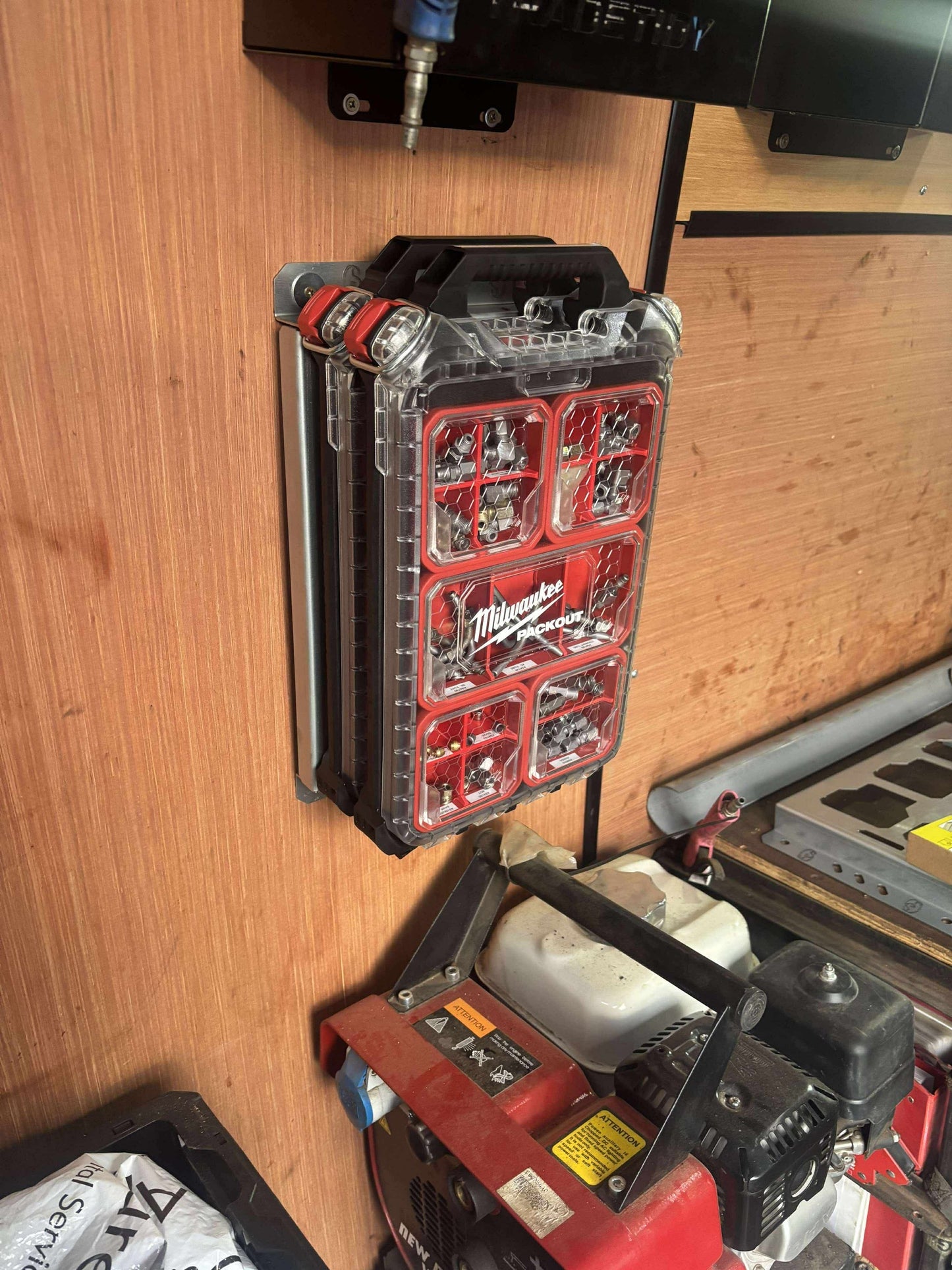 Milwaukee Packout Compatible Mounting Plate (single) by S&J FAB LTD