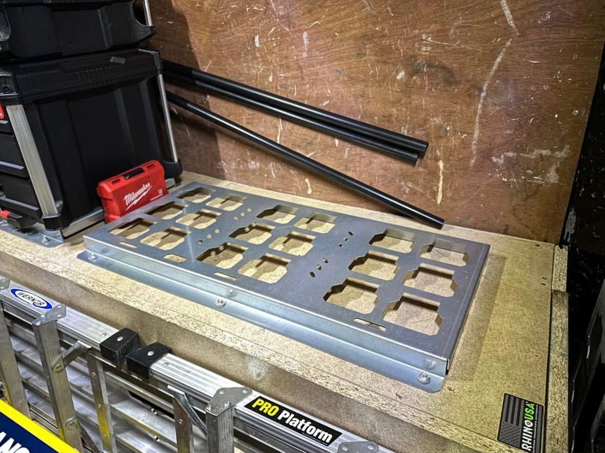 Milwaukee Packout Compatible Mounting Plate (Triple) by S&J FAB LTD